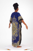  Dina Moses A poses dressed standing traditional long decora african dress whole body 0006.jpg